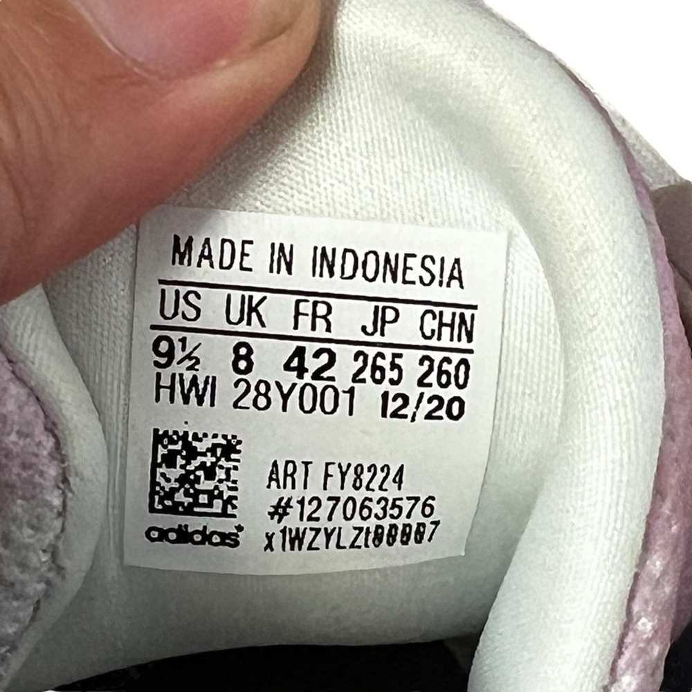 Adidas Cloudfoam Super Womens Sneakers Pink White Sz 9.5 Comfortable Lightweight - Picture 3 of 14